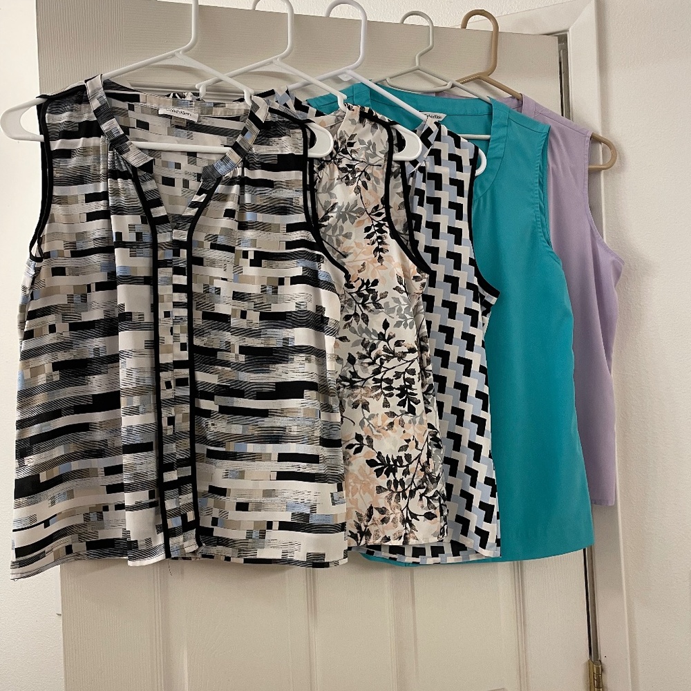 GUC Bundle of 5 Calvin Klein Sleeveless Tops
